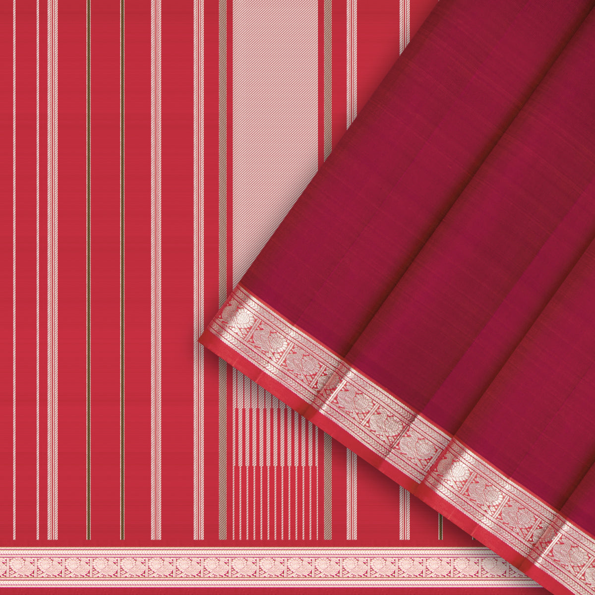 Kanakavalli Kanjivaram Silk Sari 26-595-HS001-03401 - Cover View