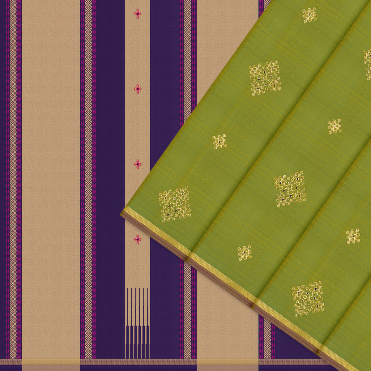 Kanakavalli Kanjivaram Silk Sari 26-595-HS001-04091 - Cover View
