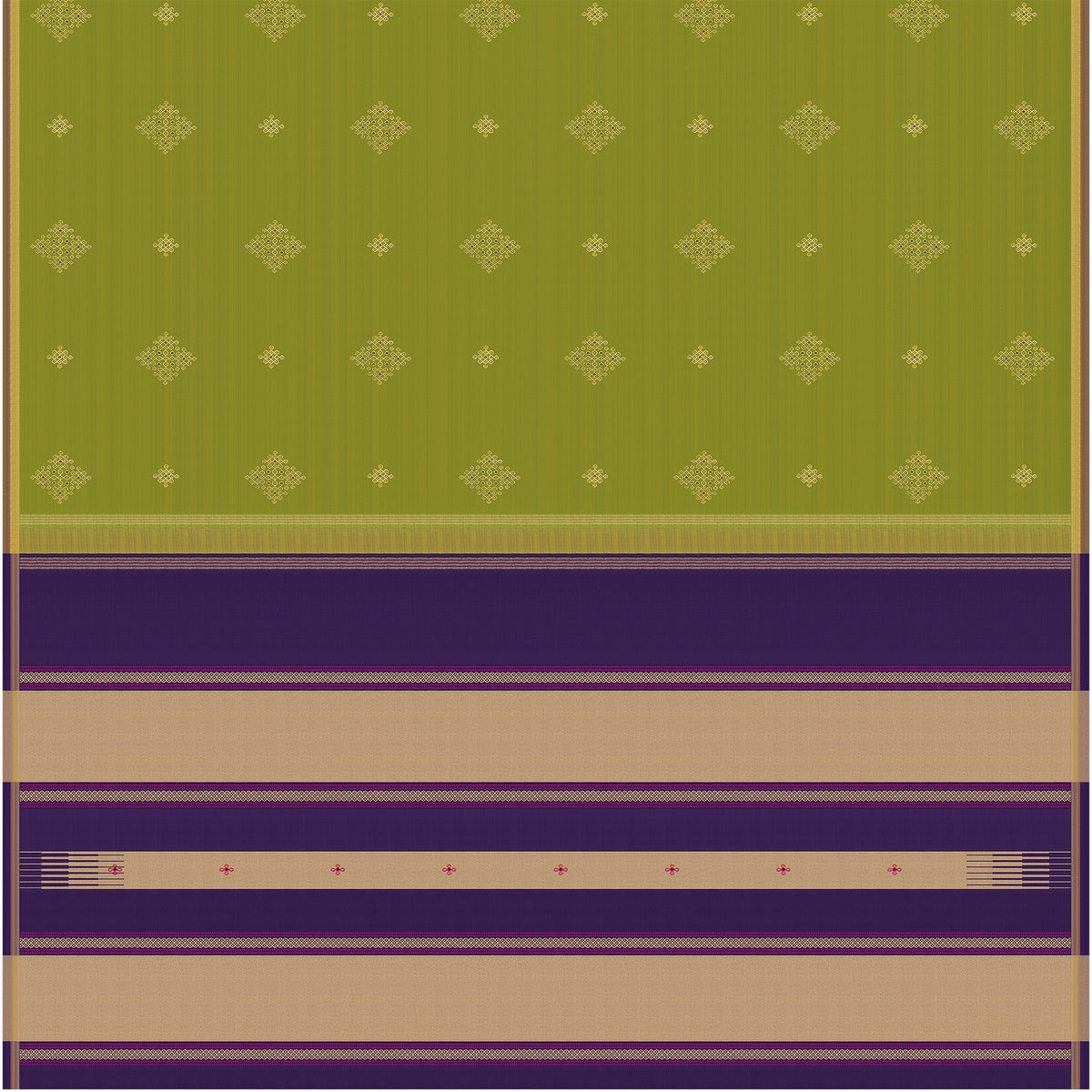 Kanakavalli Kanjivaram Silk Sari 26-595-HS001-04091 - Full View