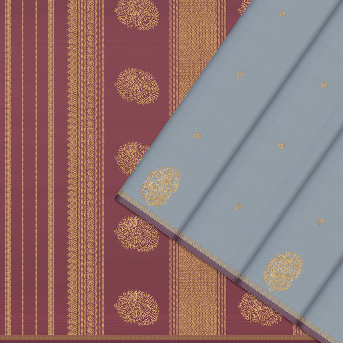 Kanakavalli Kanjivaram Silk Sari 26-595-HS001-04102 - Cover View