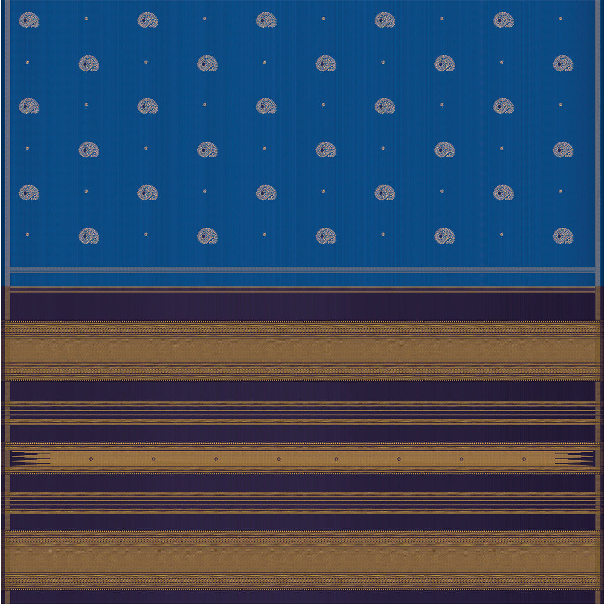 Kanakavalli Kanjivaram Silk Sari 26-595-HS001-04110 - Full View