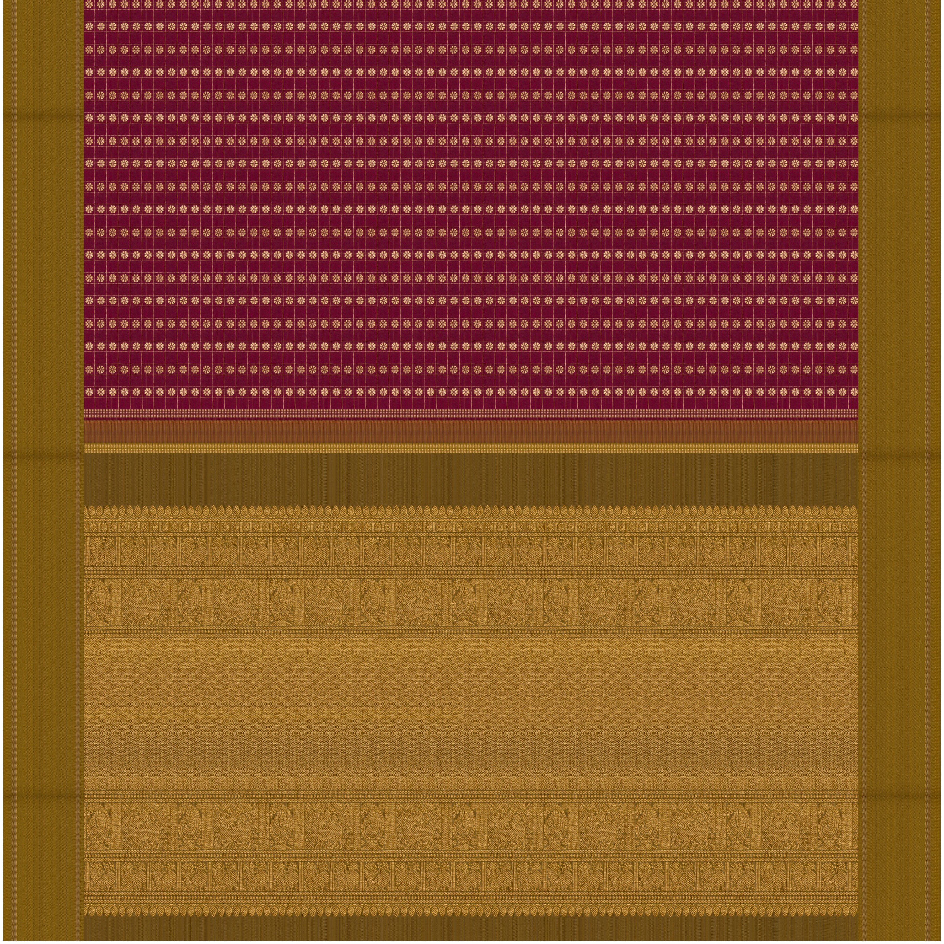 Kanakavalli Kanjivaram Silk Sari 26-599-HS001-00330 - Full View