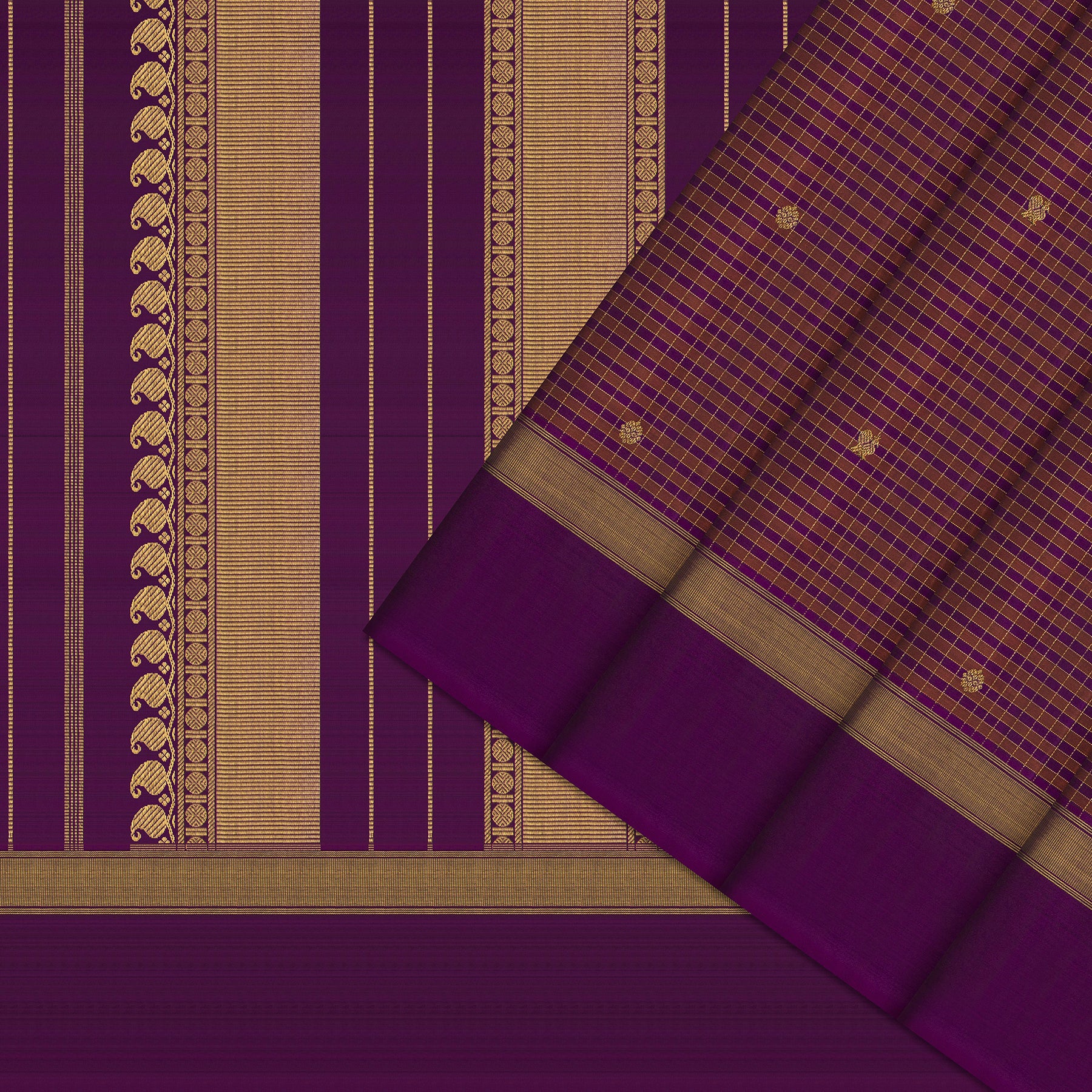 Kanakavalli Kanjivaram Silk Sari 26-599-HS001-00337 - Cover View