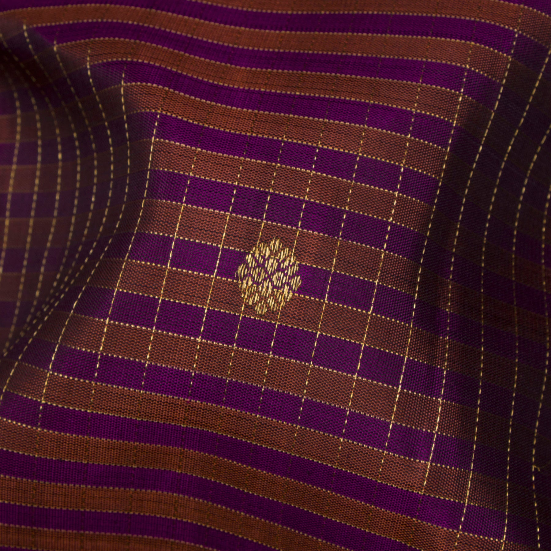 Kanakavalli Kanjivaram Silk Sari 26-599-HS001-00337 - Fabric View