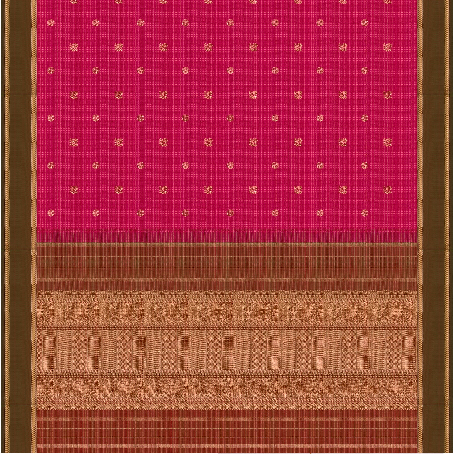 Kanakavalli Kanjivaram Silk Sari 26-599-HS001-00366 - Full View