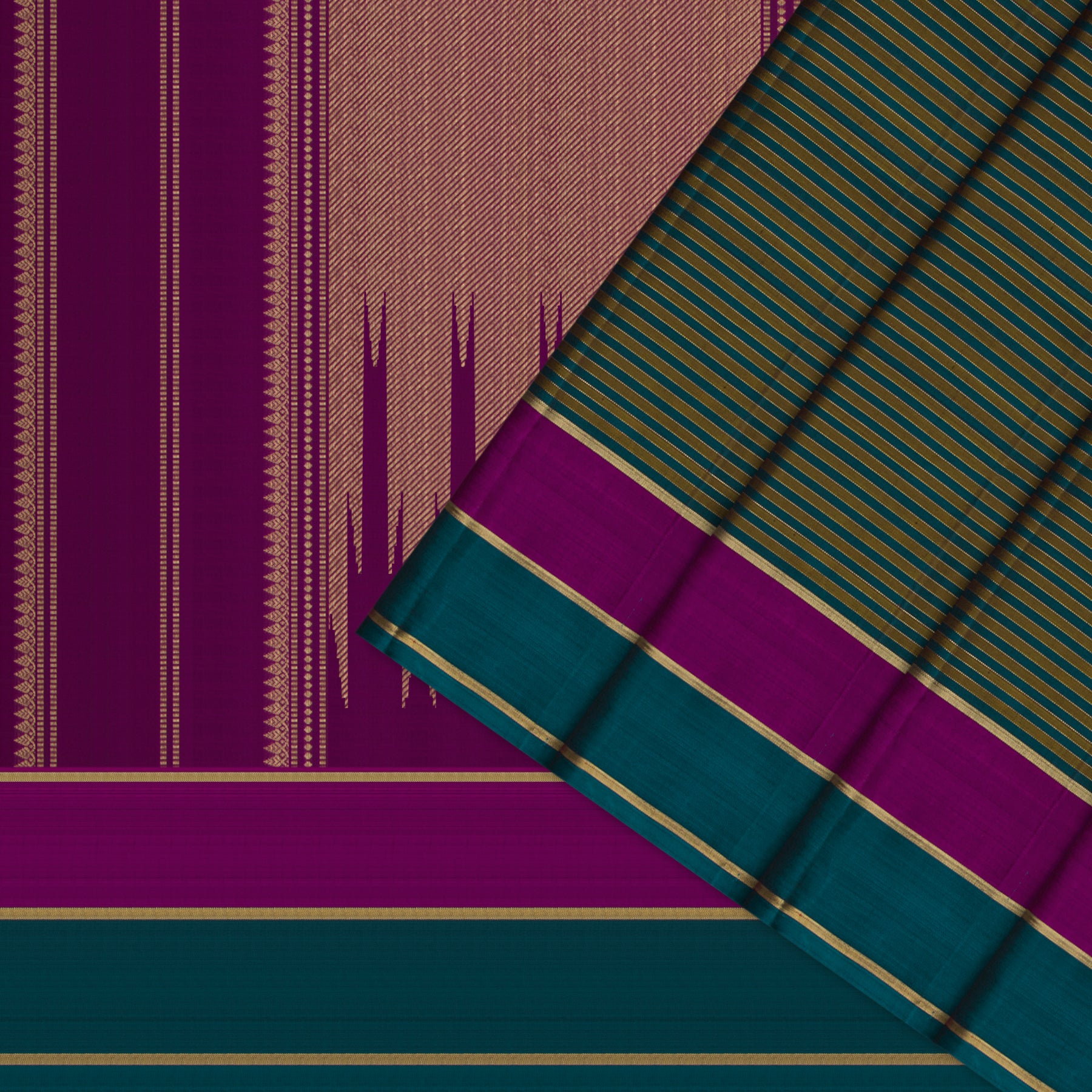 Kanakavalli Kanjivaram Silk Sari 26-599-HS001-00369 - Cover View