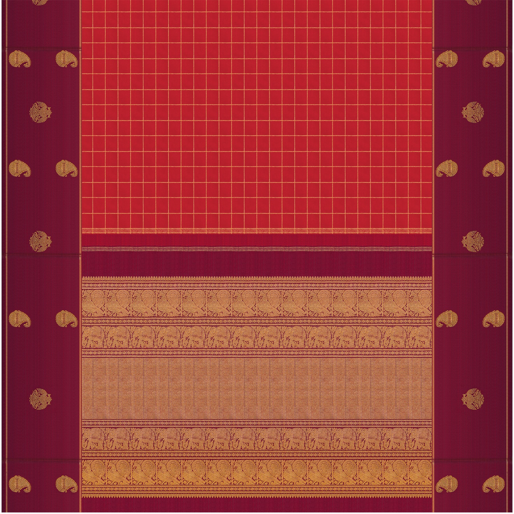 Kanakavalli Kanjivaram Silk Sari 26-599-HS001-01397 - Full View