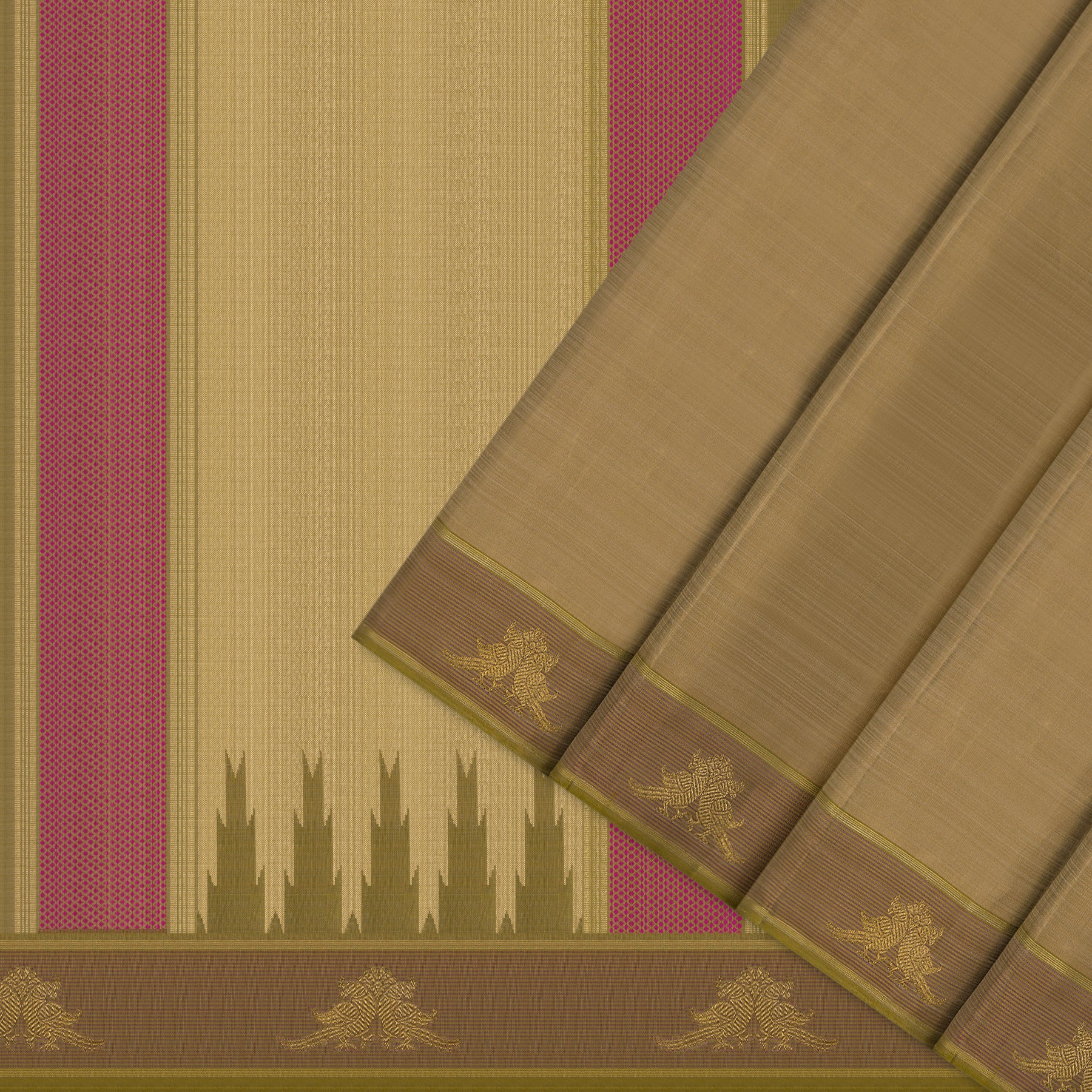 Kanakavalli Kanjivaram Silk Sari 26-599-HS001-01409 - Cover View