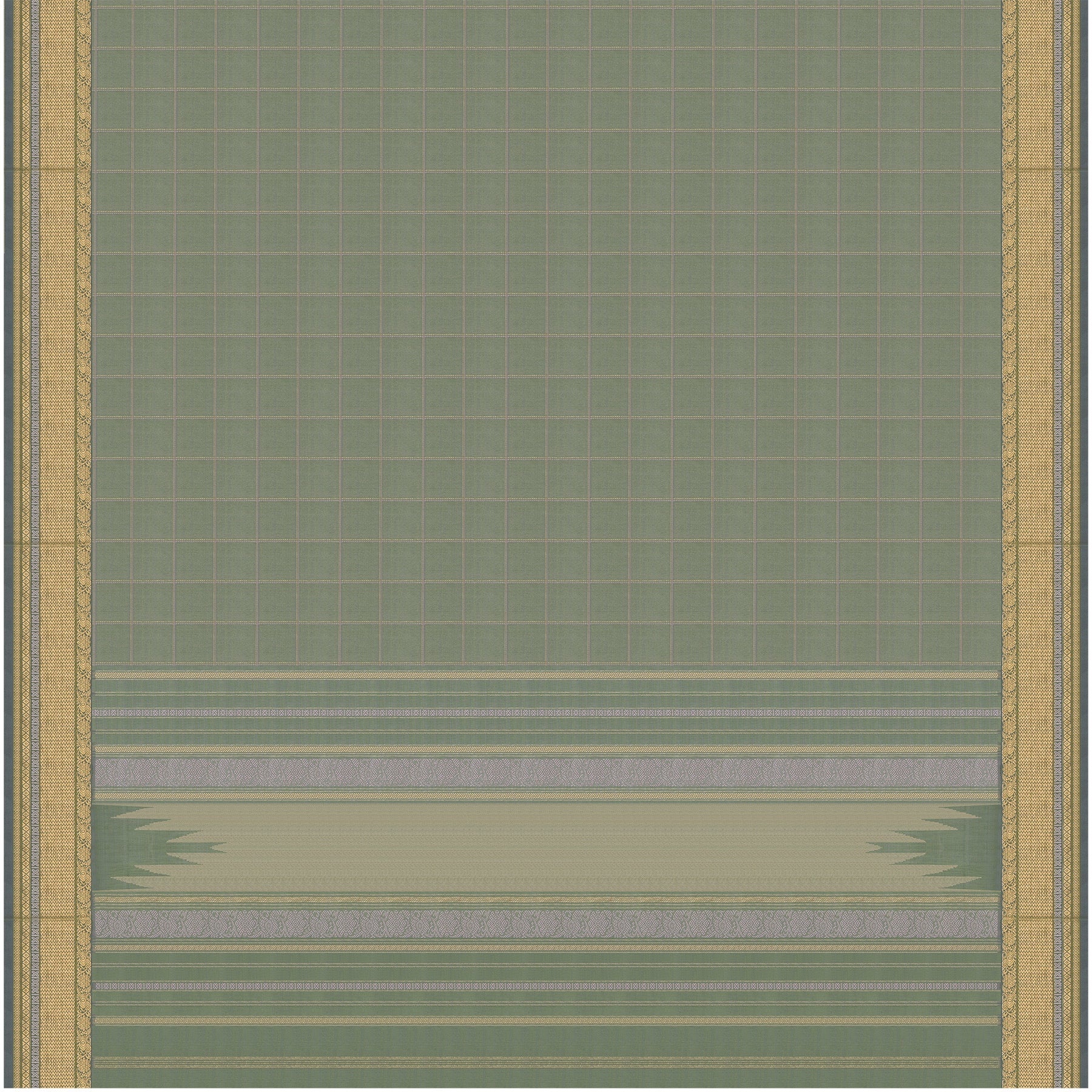 Kanakavalli Kanjivaram Silk Sari 26-599-HS001-01412 - Full View
