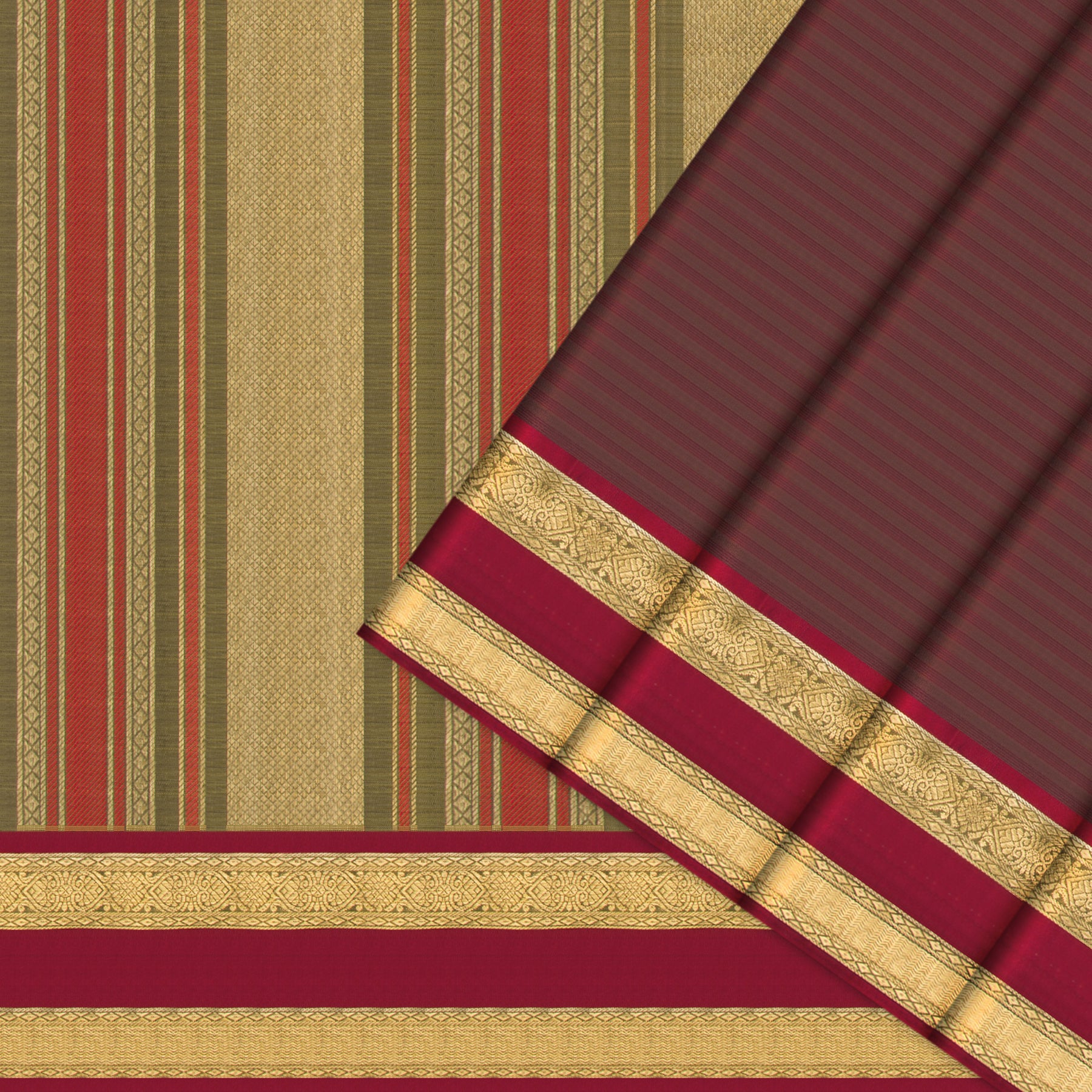 Kanakavalli Kanjivaram Silk Sari 26-599-HS001-01433 - Cover View