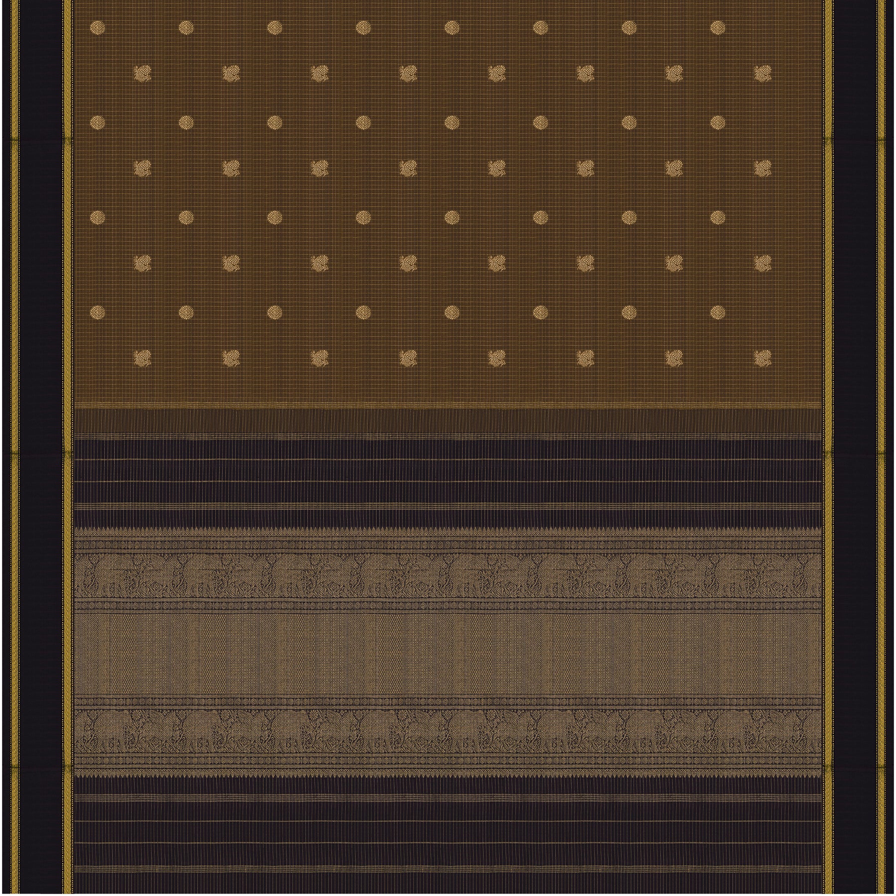 Kanakavalli Kanjivaram Silk Sari 26-599-HS001-01470 - Full View
