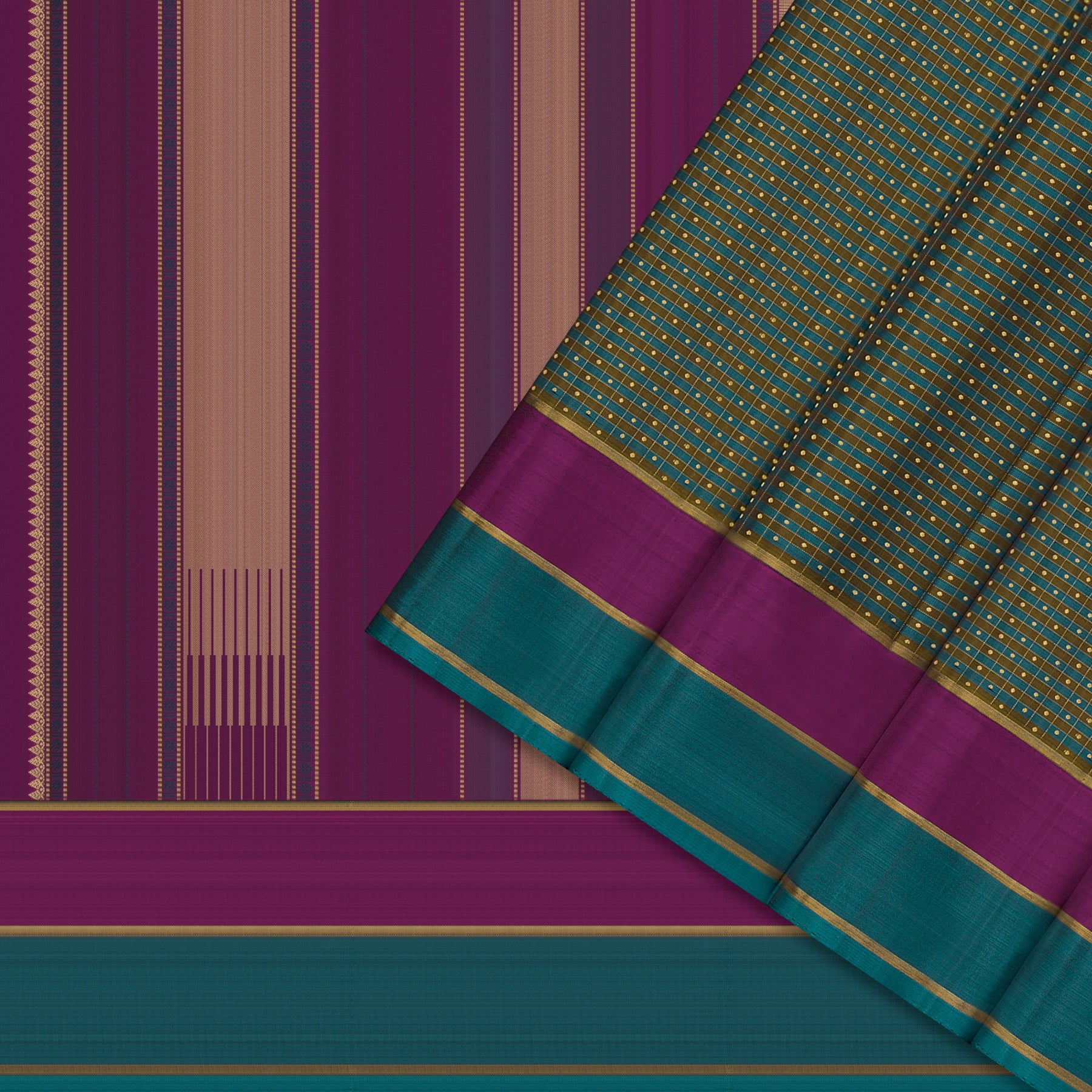 Kanakavalli Kanjivaram Silk Sari 26-599-HS001-01492 - Cover View