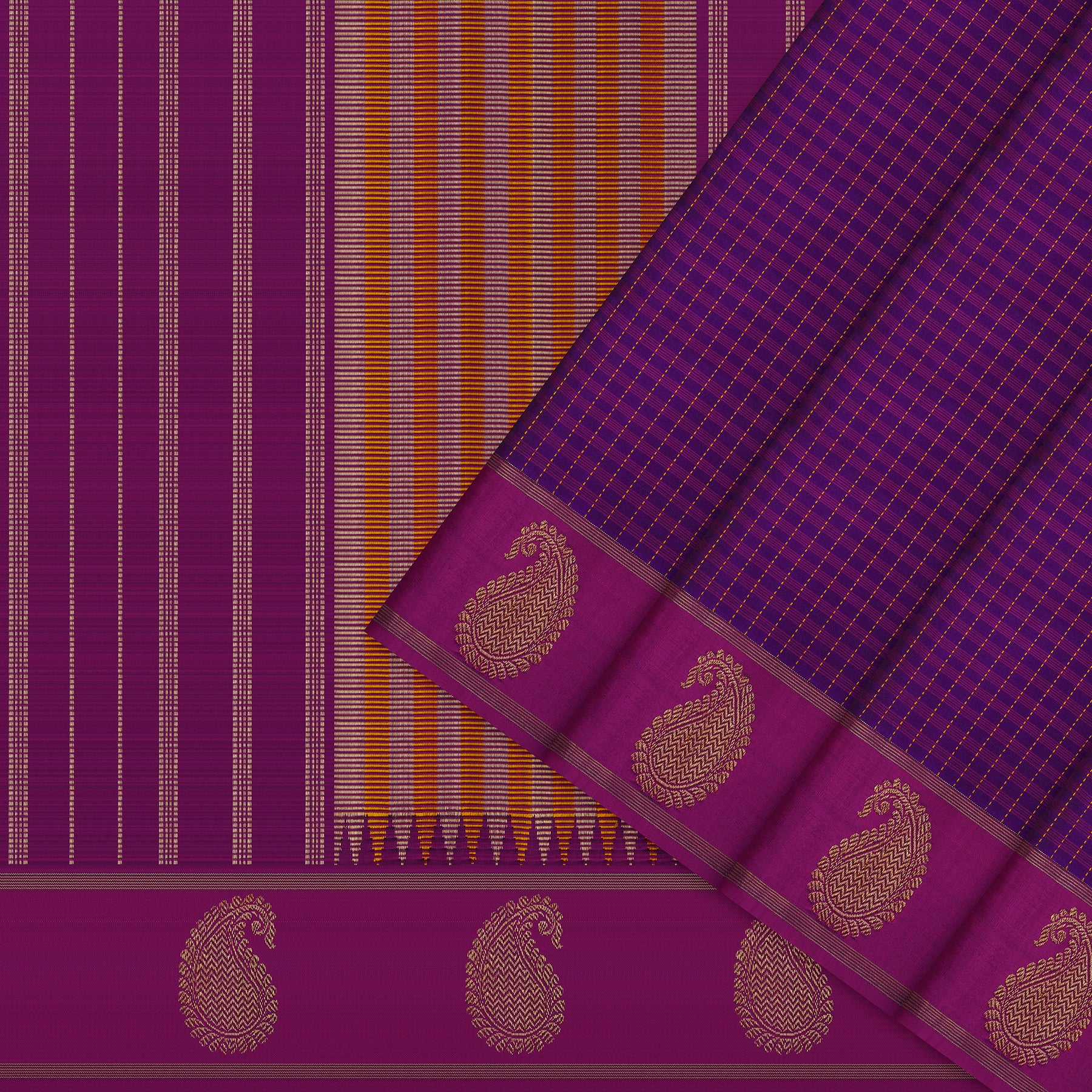 Kanakavalli Kanjivaram Silk Sari 26-599-HS001-01505 - Cover View