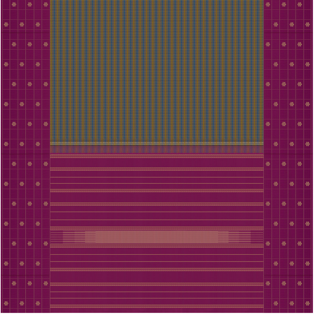 Kanakavalli Kanjivaram Silk Sari 26-599-HS001-01530 - Full View
