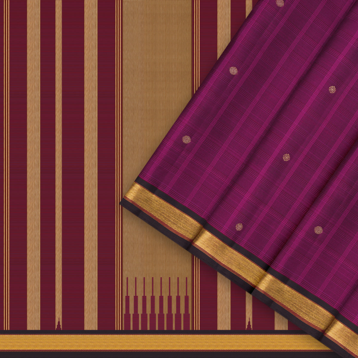 Kanakavalli Kanjivaram Silk Sari 26-599-HS001-02390 - Cover View
