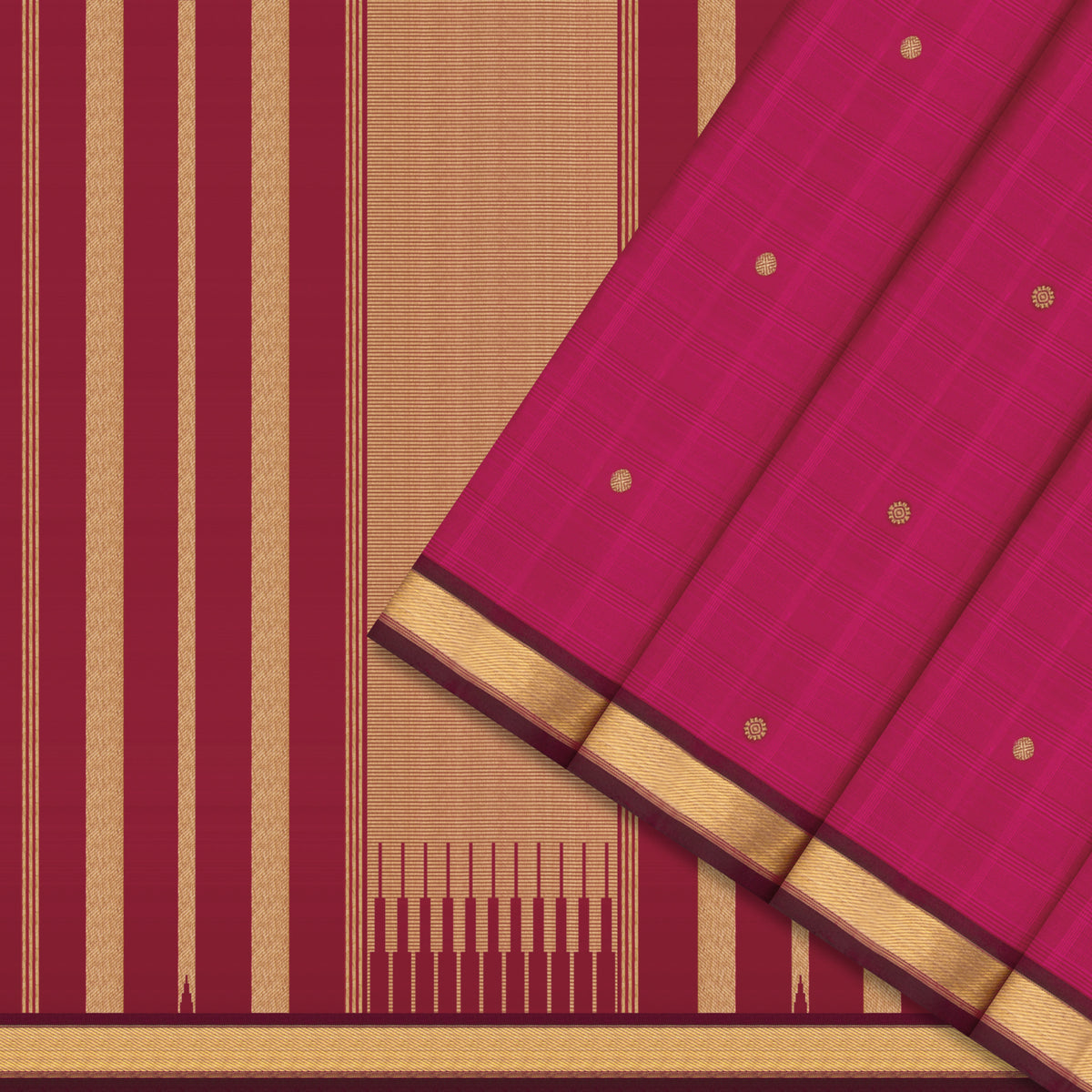 Kanakavalli Kanjivaram Silk Sari 26-599-HS001-02391 - Cover View