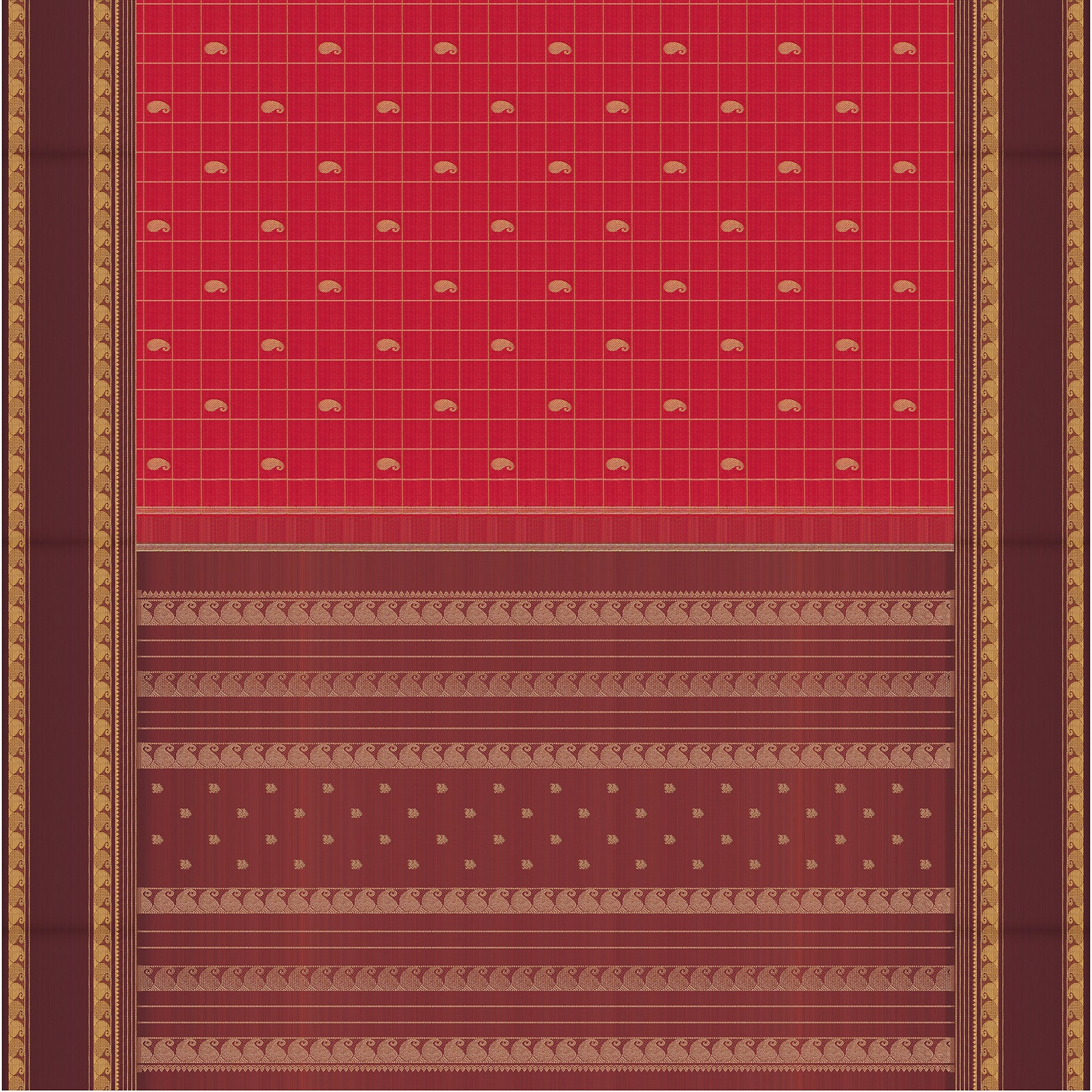 Kanakavalli Kanjivaram Silk Sari 26-599-HS001-02419 - Full View