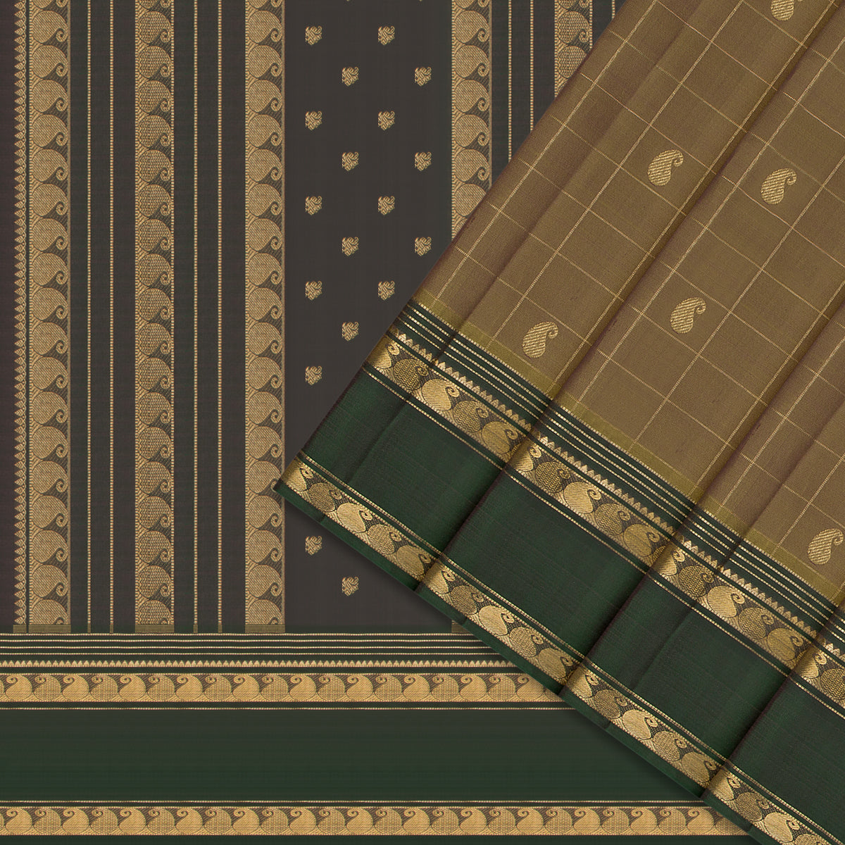 Kanakavalli Kanjivaram Silk Sari 26-599-HS001-02420 - Cover View