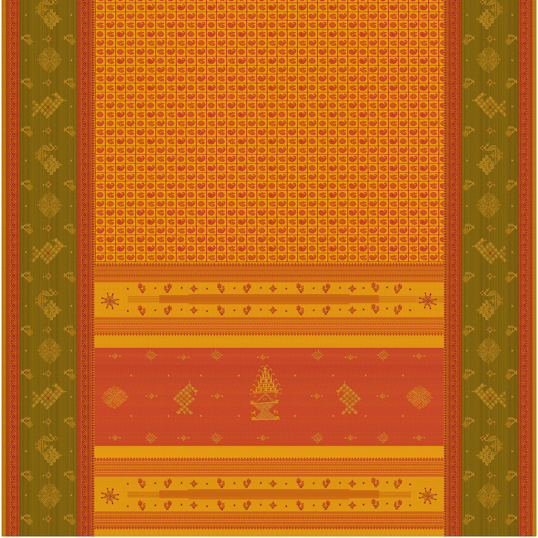 Kanakavalli X Kasuti Kanjivaram Silk Sari 26-599-HS001-02839 - Full View