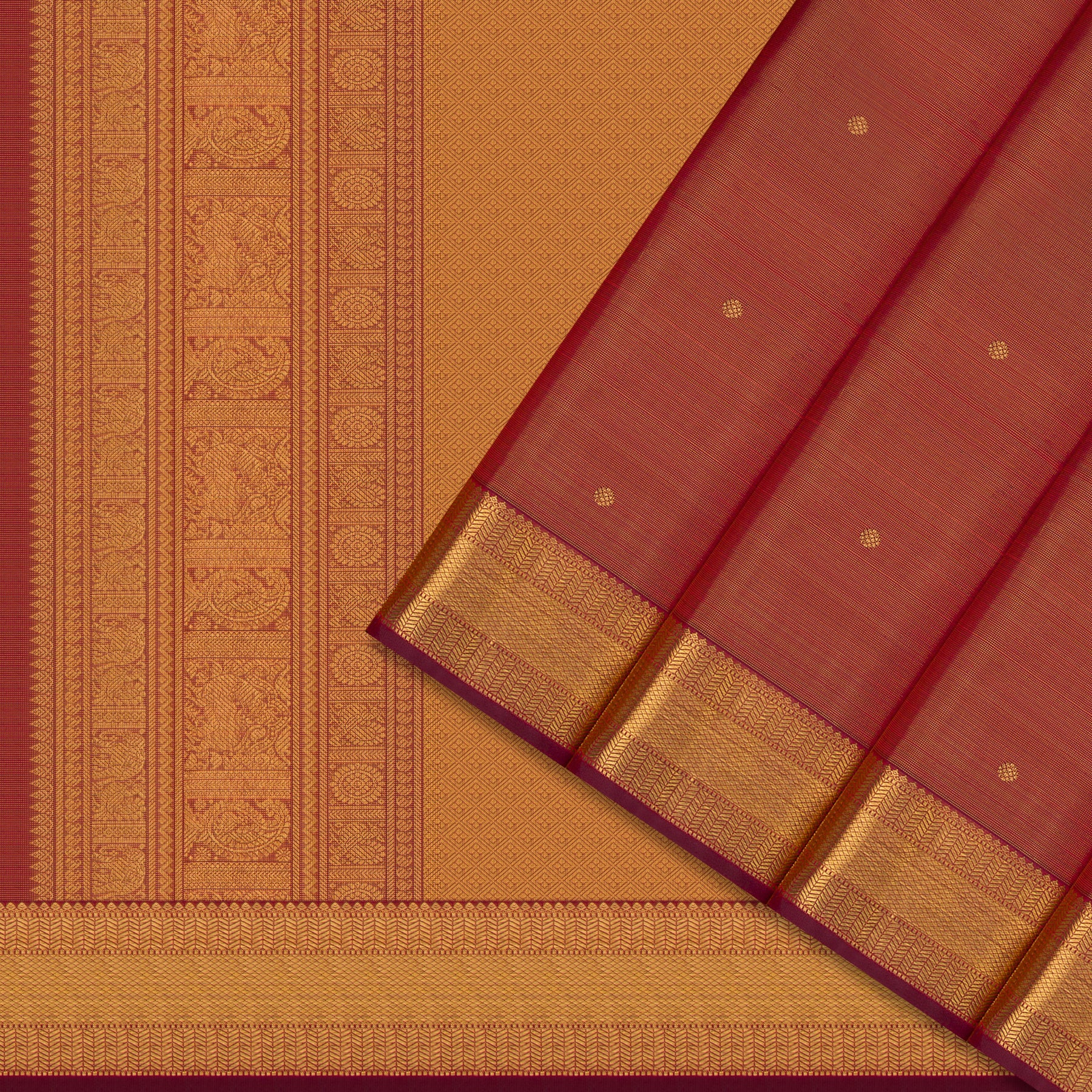 Kanakavalli Kanjivaram Silk Sari 26-599-HS001-03021 - Cover View