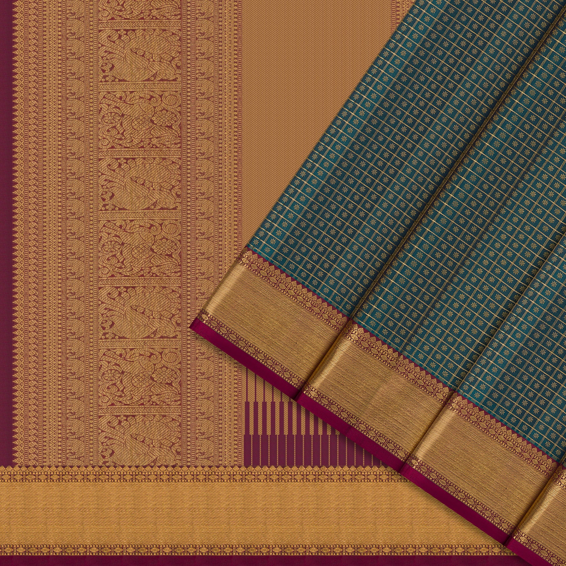 Kanakavalli Kanjivaram Silk Sari 26-599-HS001-03028 - Cover View