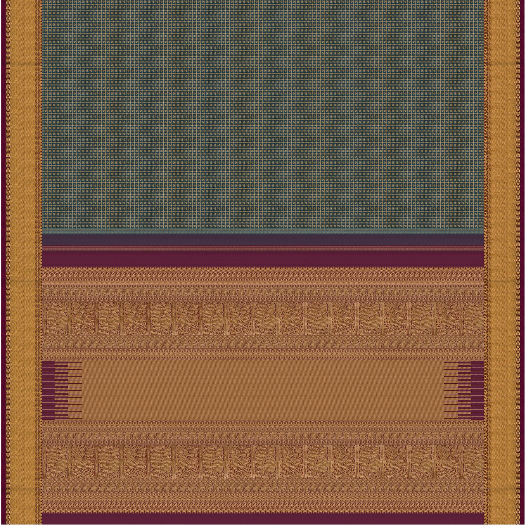 Kanakavalli Kanjivaram Silk Sari 26-599-HS001-03028 - Full View