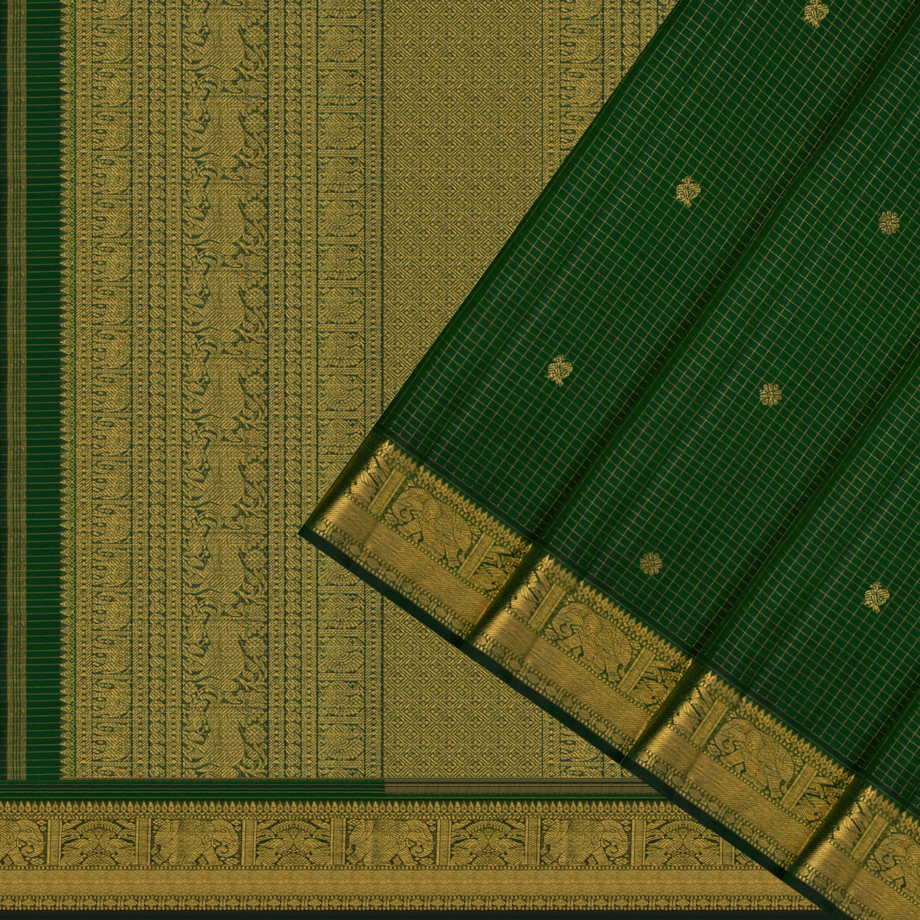 Kanakavalli Kanjivaram Silk Sari 26-599-HS001-03036 - Cover View