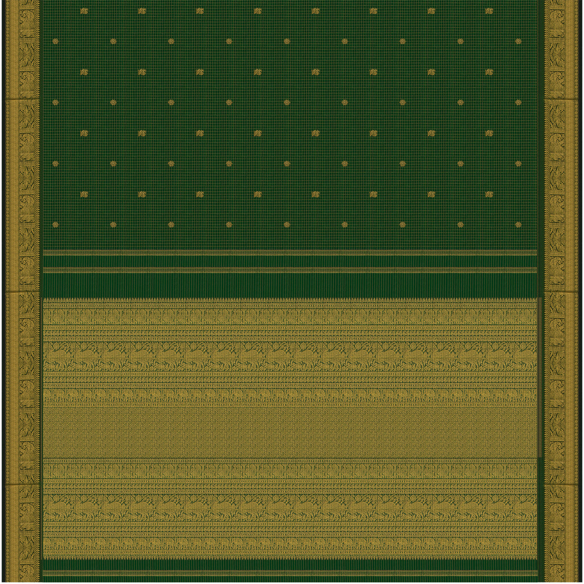 Kanakavalli Kanjivaram Silk Sari 26-599-HS001-03036 - Full View