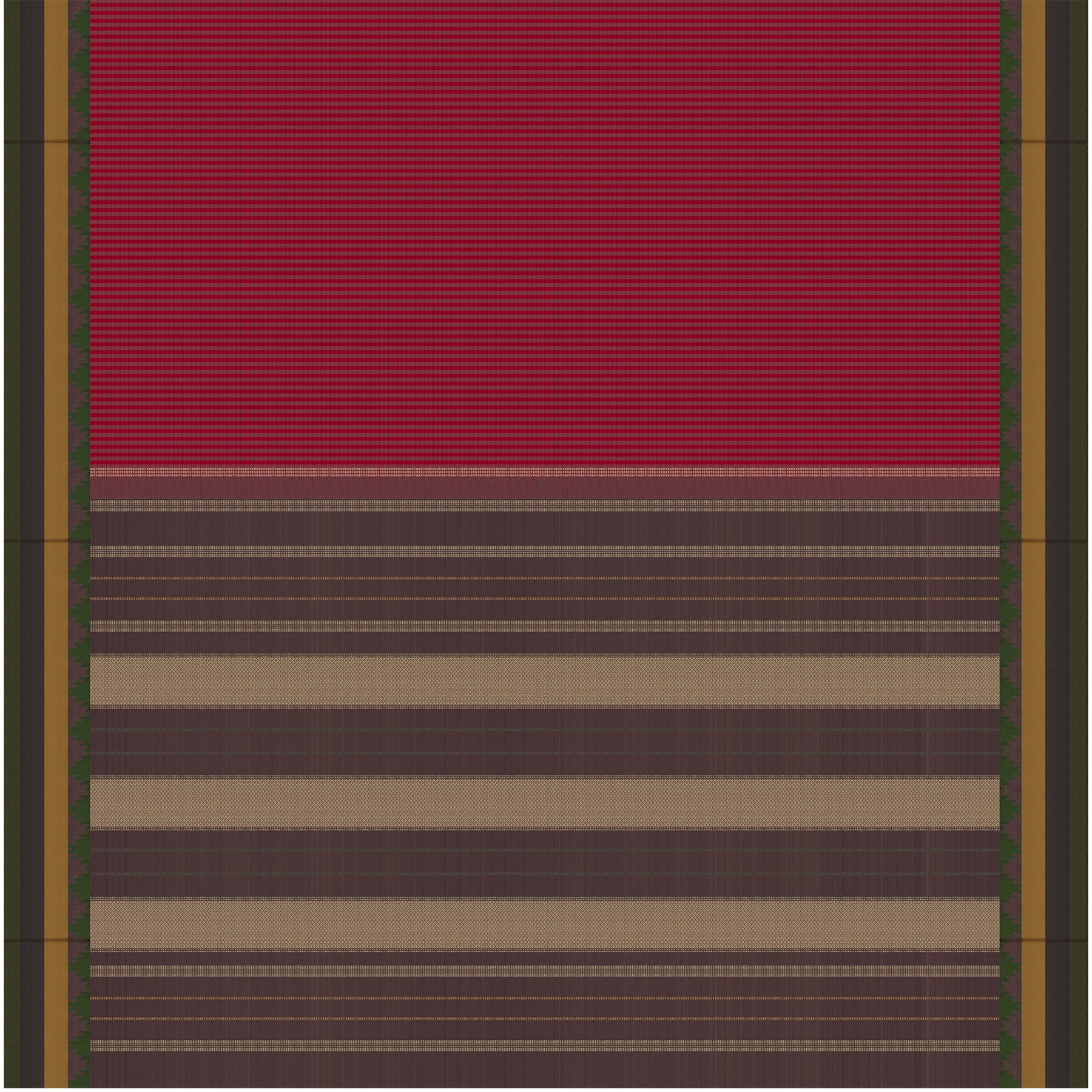 Kanakavalli Kanjivaram Silk Sari 26-599-HS001-03070 - Full View