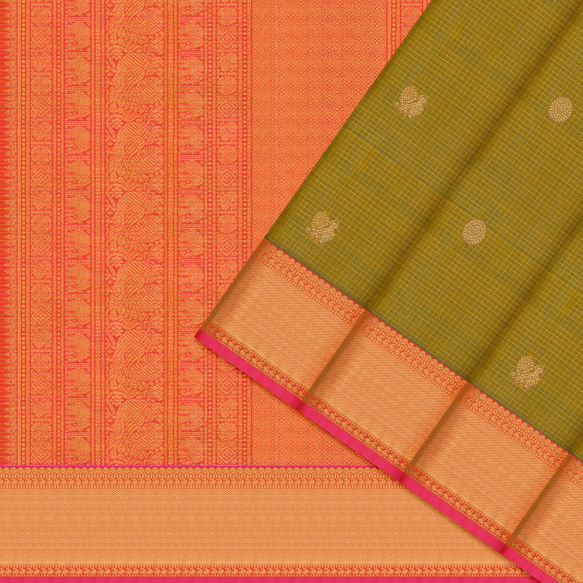 Kanakavalli Kanjivaram Silk Sari 26-599-HS001-03073 - Cover View