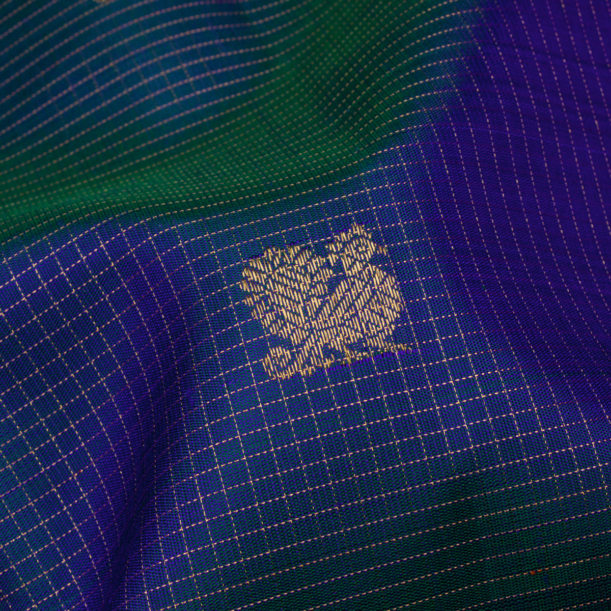 Kanakavalli Kanjivaram Silk Sari 26-599-HS001-03117 - Fabric View