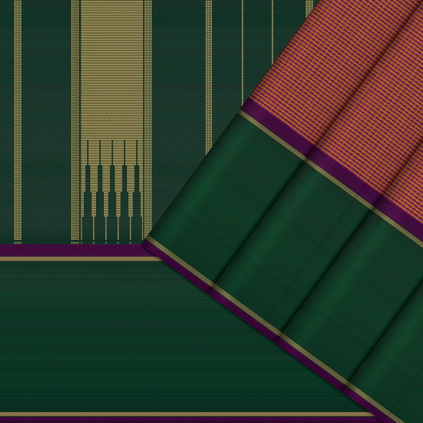 Kanakavalli Kanjivaram Silk Sari 26-599-HS001-03121 - Cover View