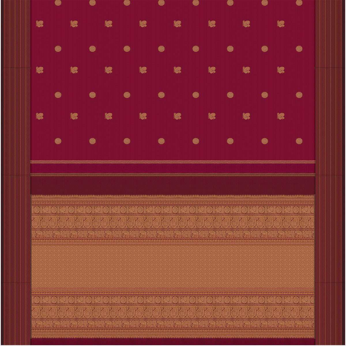 Kanakavalli Kanjivaram Silk Sari 26-599-HS001-04328 - Full View
