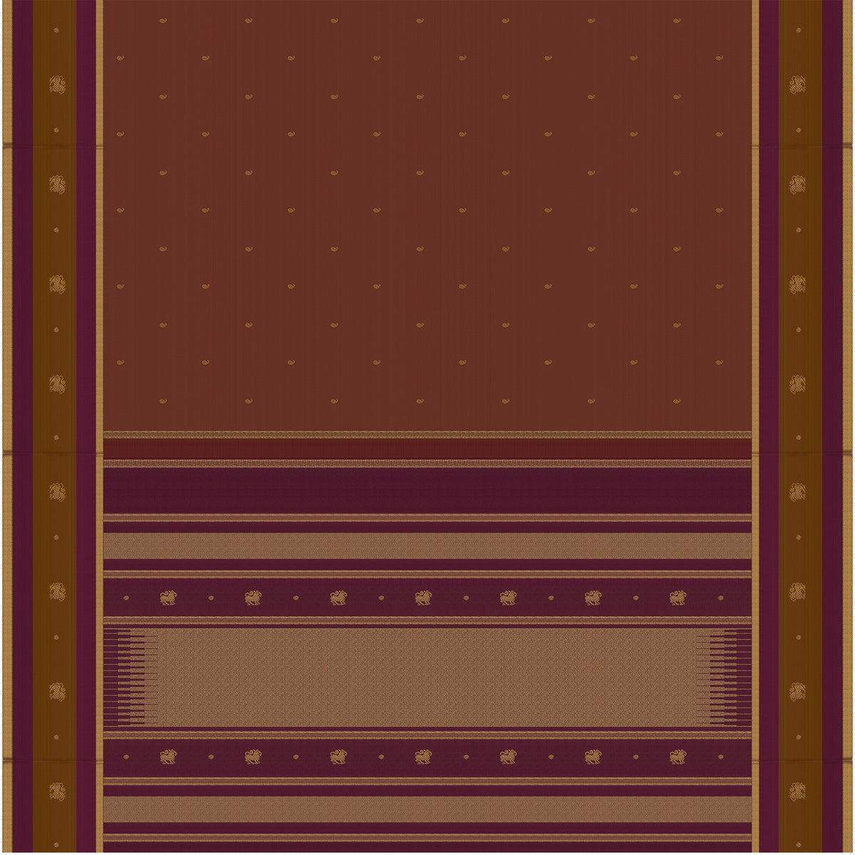 Kanakavalli Kanjivaram Silk Sari 26-599-HS001-04412 - Full View