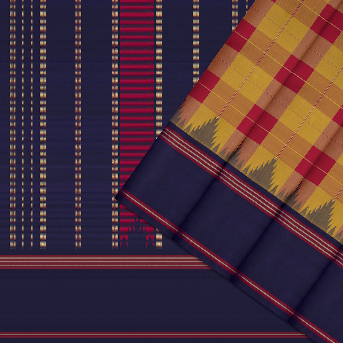 Kanakavalli Kanjivaram Silk Sari 26-599-HS001-04423 - Cover View
