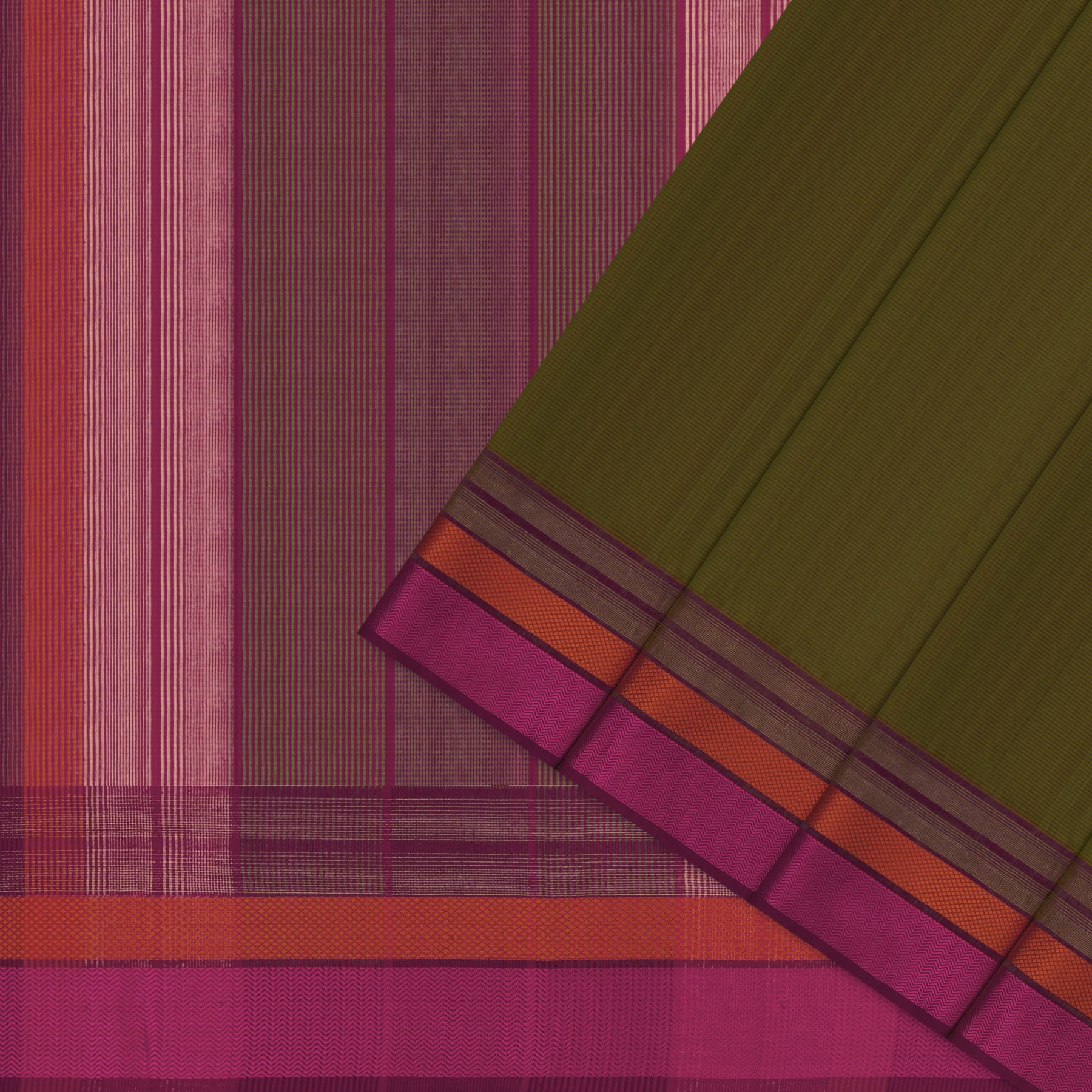 Kanakavalli Silk/Cotton Sari 26-610-HS005-01092 - Cover View
