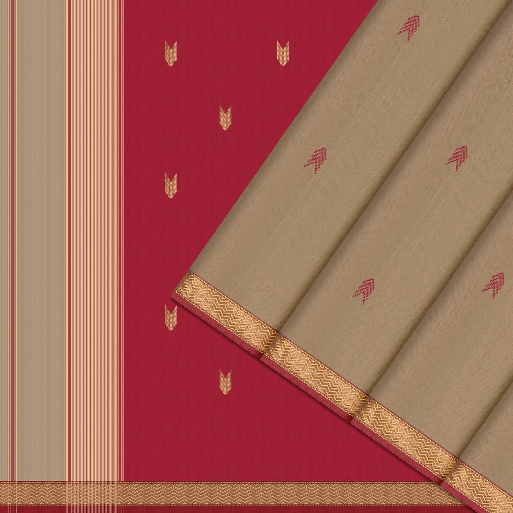 Kanakavalli Silk/Cotton Sari 26-610-HS005-01119 - Cover View