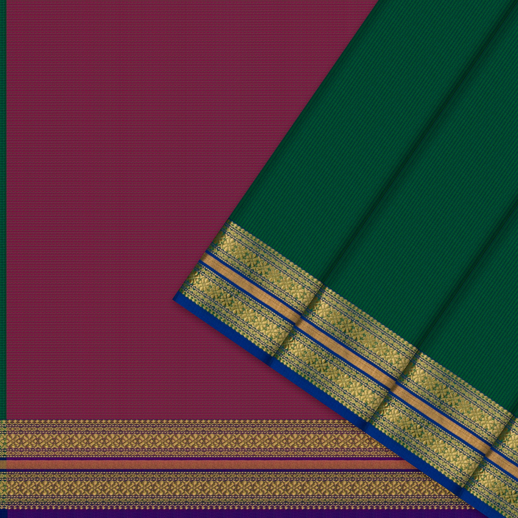 Kanakavalli Silk/Cotton Sari 26-610-HS005-01133 - Cover View