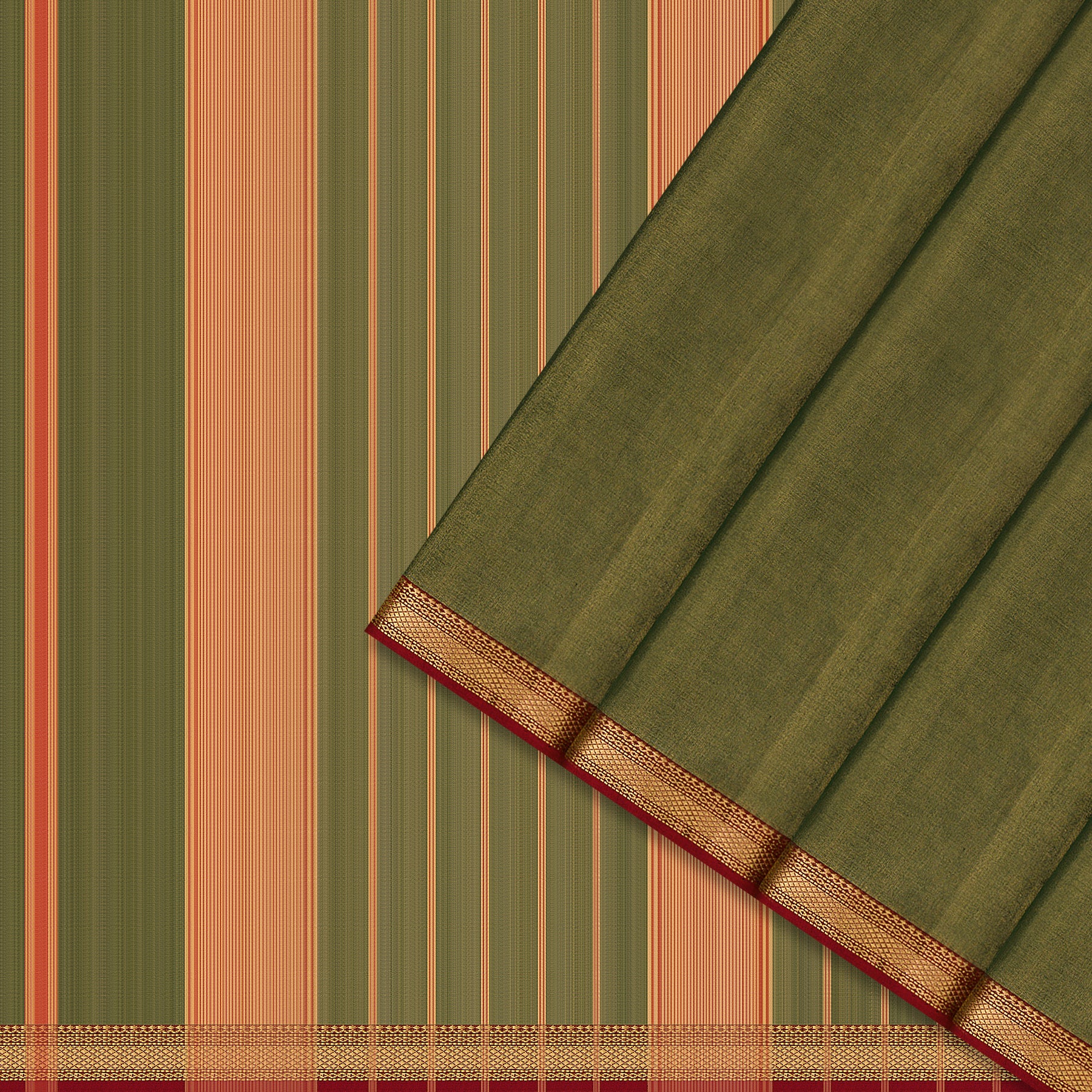 Kanakavalli Silk/Cotton Sari 26-610-HS005-01382 - Cover View
