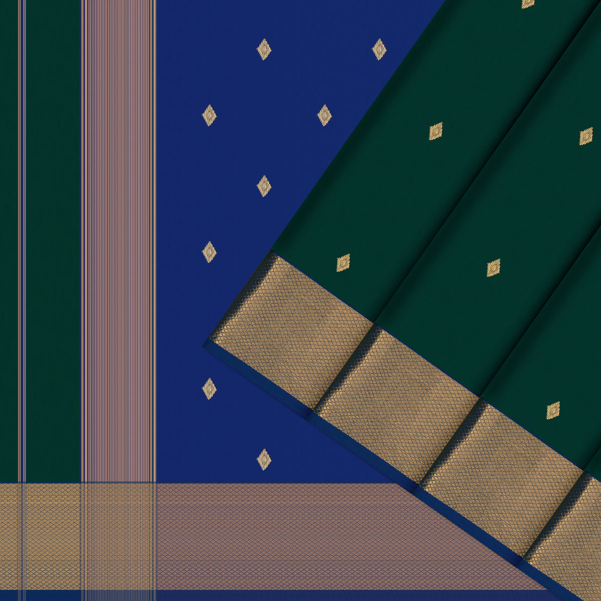 Kanakavalli Silk/Cotton Sari 26-610-HS005-04604 - Cover View