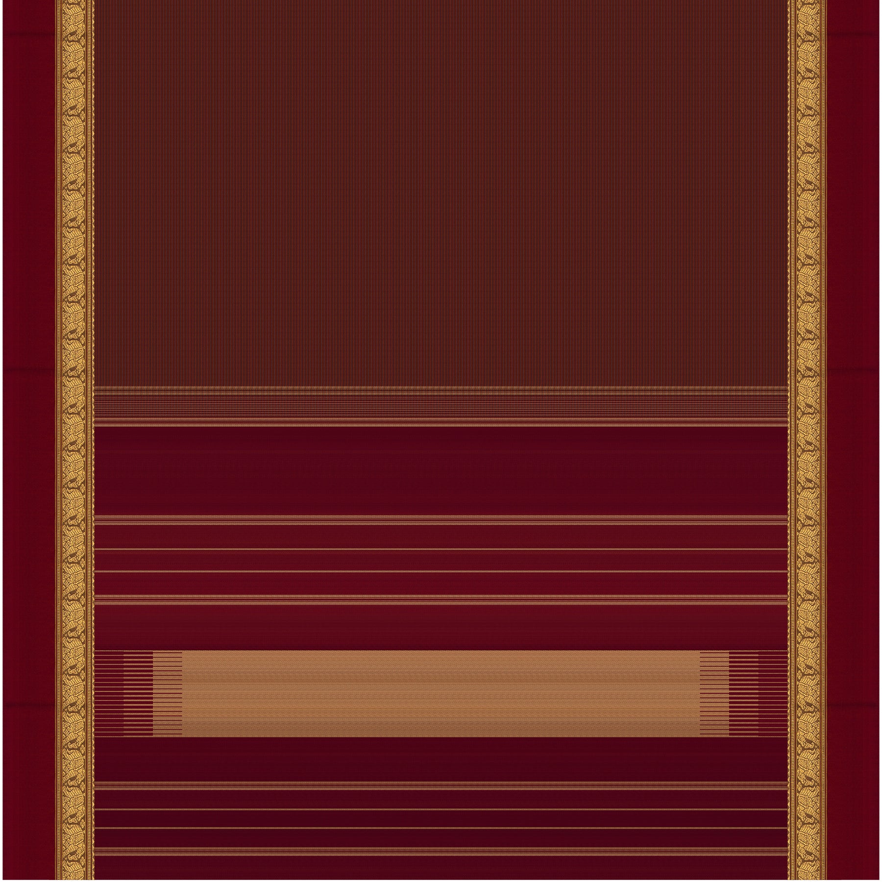 Kanakavalli Kanjivaram Silk Sari 26-611-HS001-00442 - Full View