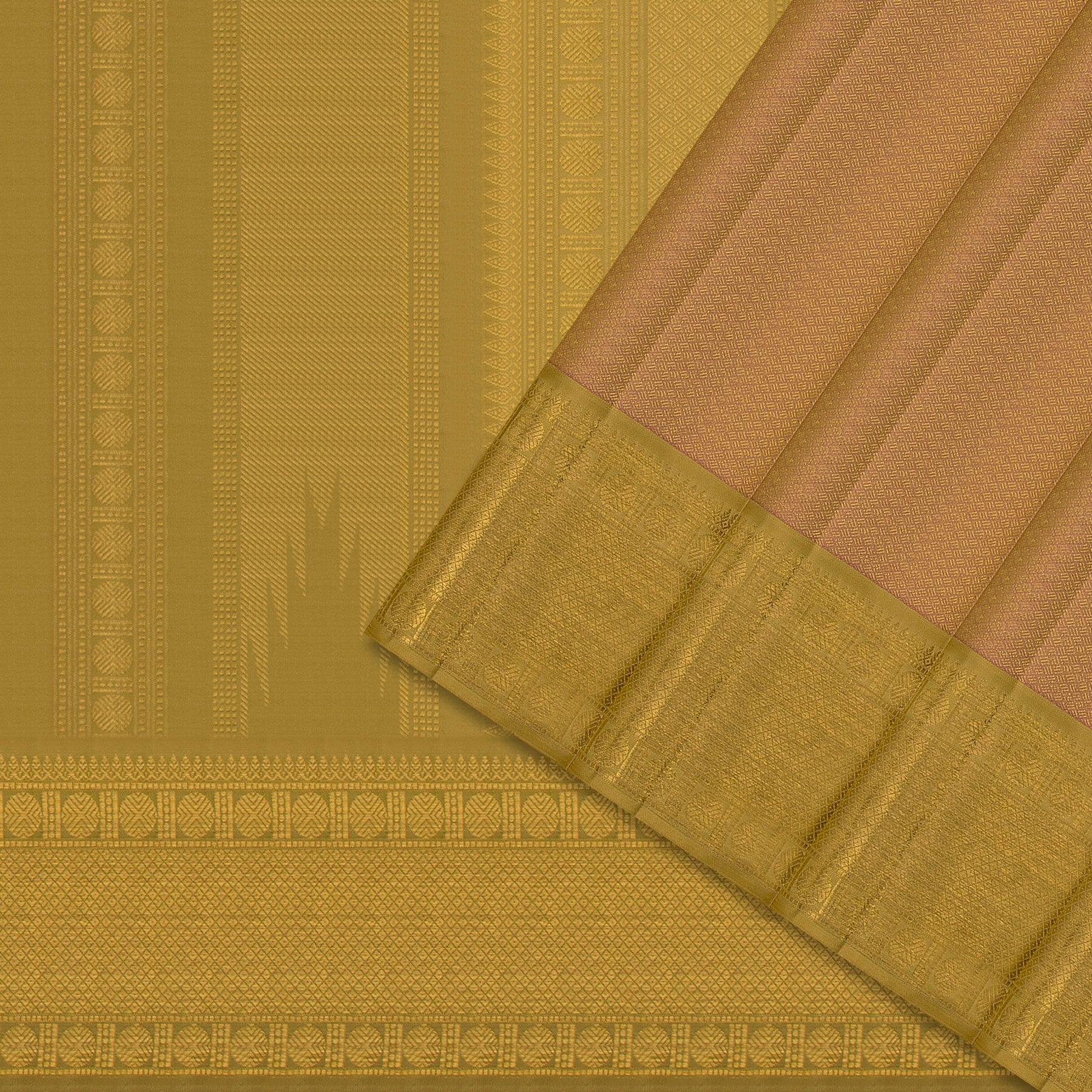 Kanakavalli Kanjivaram Silk Sari 26-611-HS001-00444 - Cover View