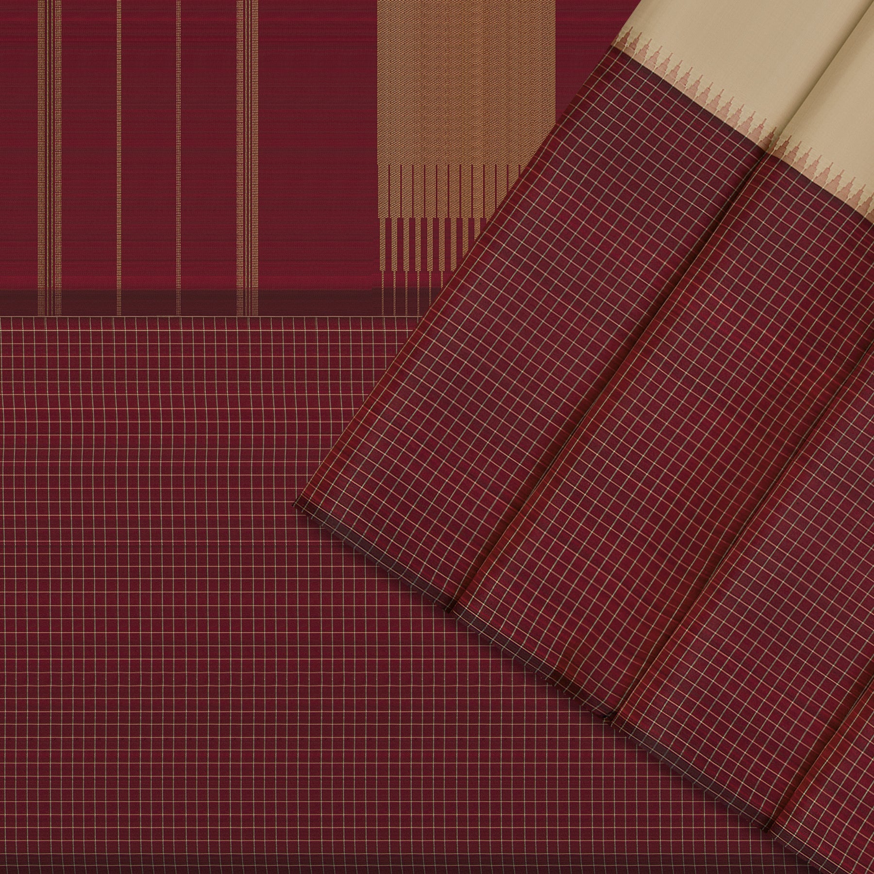 Kanakavalli Kanjivaram Silk Sari 26-611-HS001-00449 - Cover View
