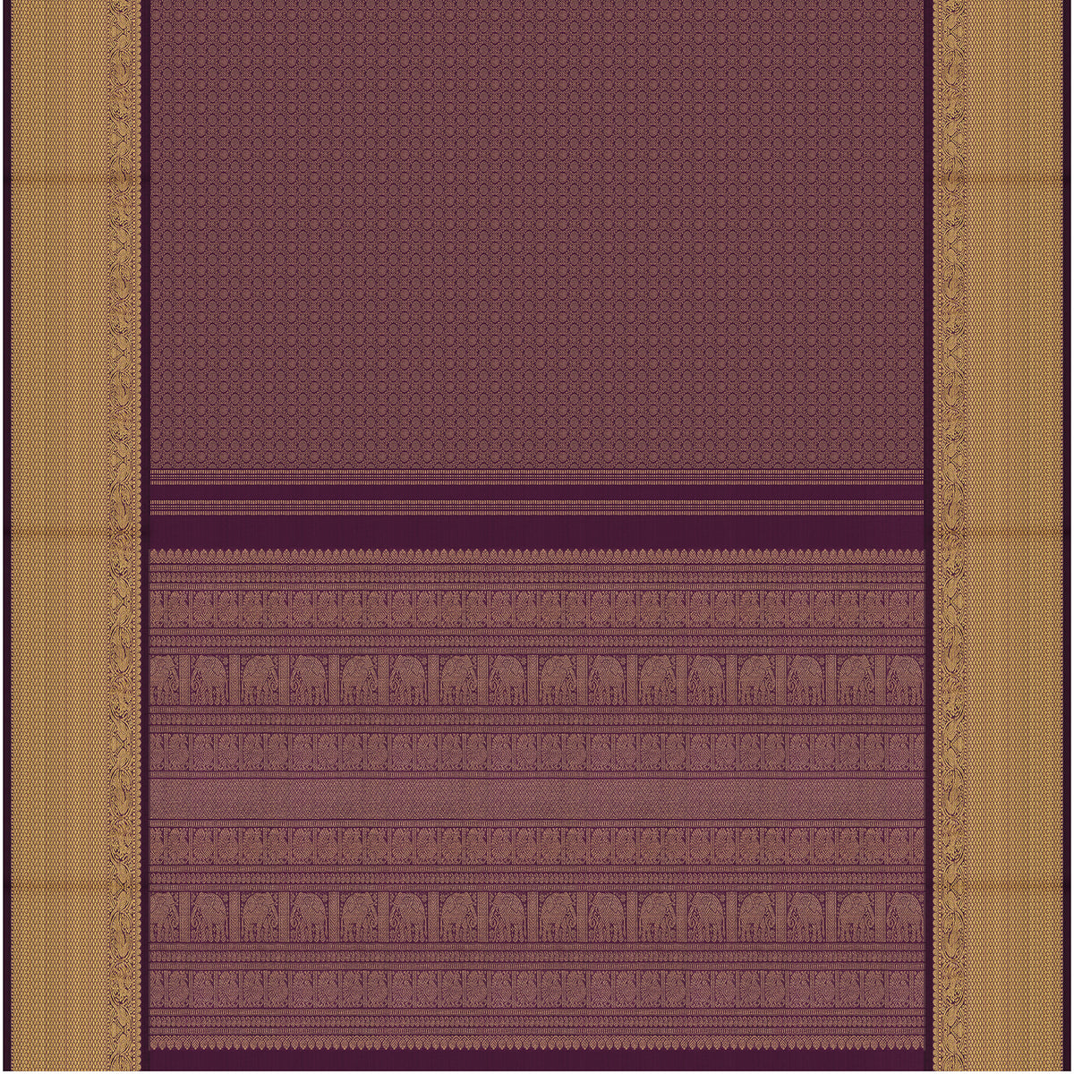 Kanakavalli Kanjivaram Silk Sari 26-611-HS001-00970 - Full View