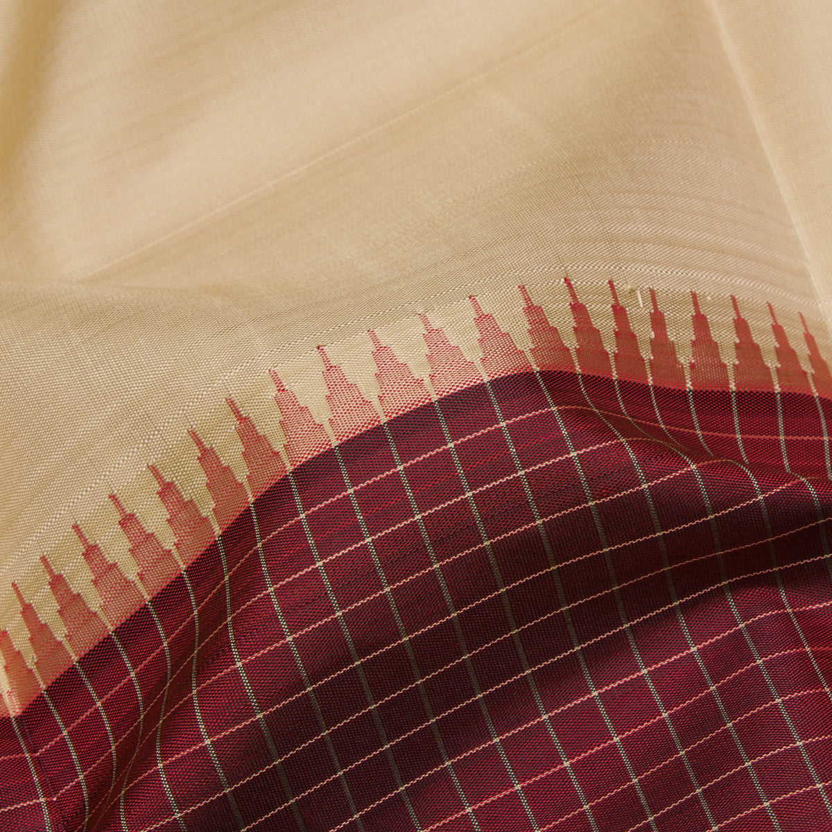 Kanakavalli Kanjivaram Silk Sari 26-611-HS001-01605 - Fabric View