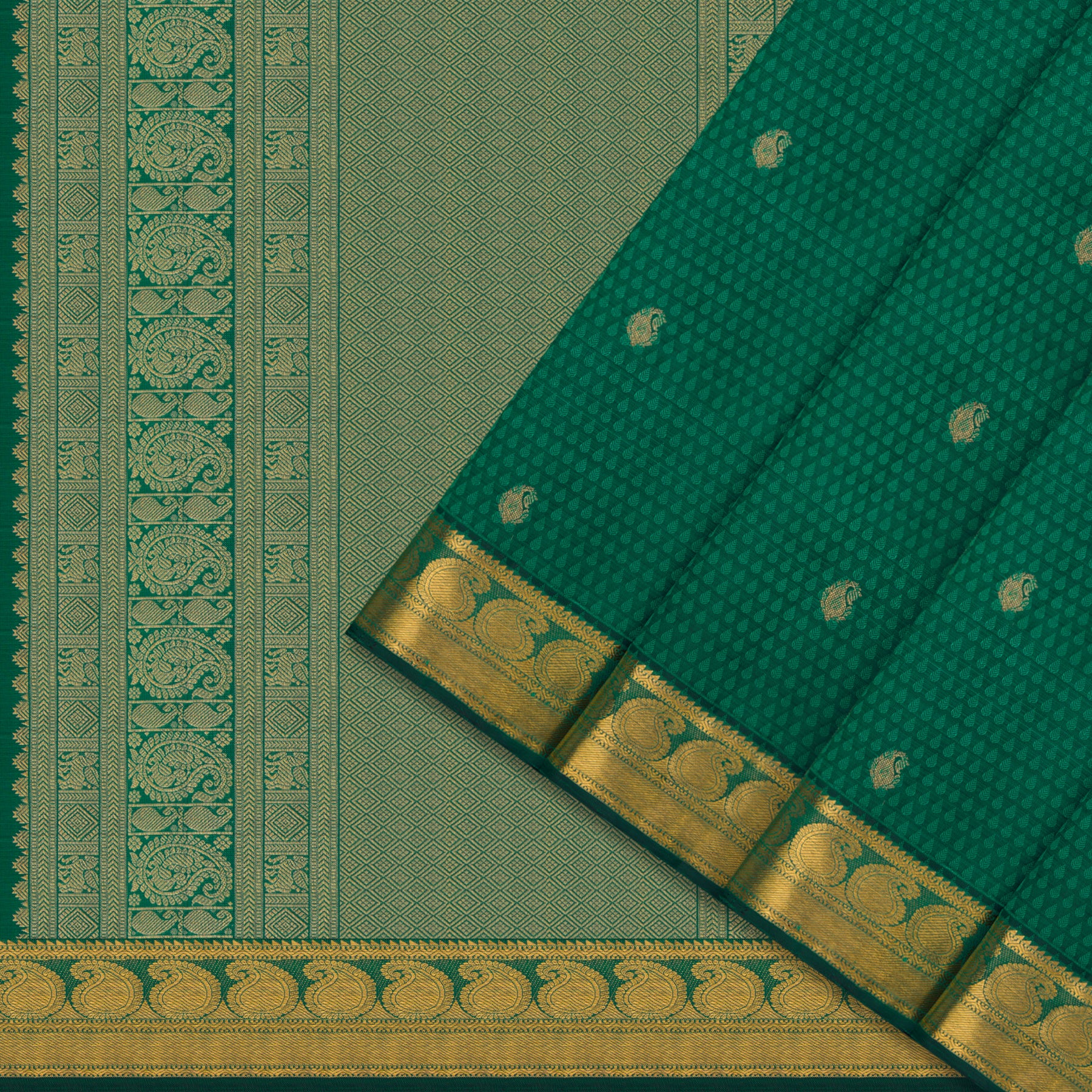 Kanakavalli Kanjivaram Silk Sari 26-611-HS001-01608 - Cover View