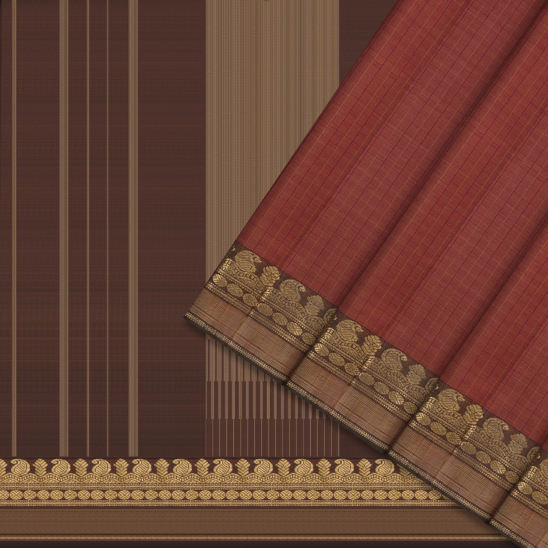 Kanakavalli Kanjivaram Silk Sari 26-611-HS001-01818 - Cover View