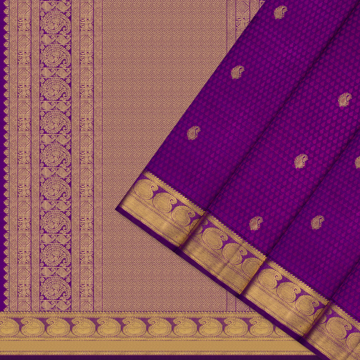 Kanakavalli Kanjivaram Silk Sari 26-611-HS001-02777 - Cover View