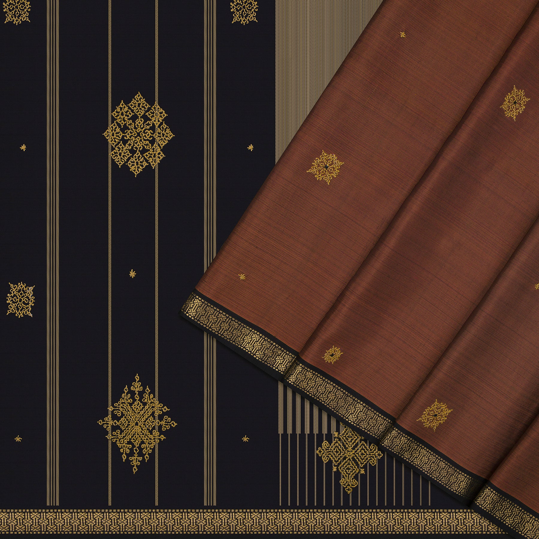 Kanakavalli X Kasuti Kanjivaram Silk Sari 26-611-HS001-02817 - Cover View