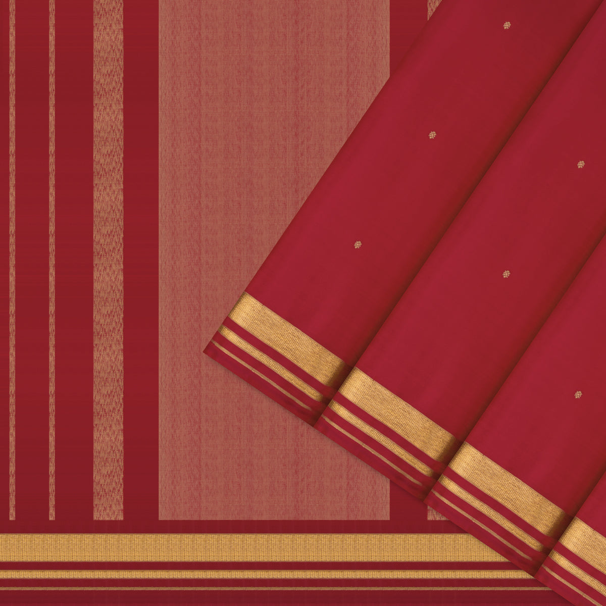 Kanakavalli Kanjivaram Silk Sari 26-611-HS001-03450 - Cover View